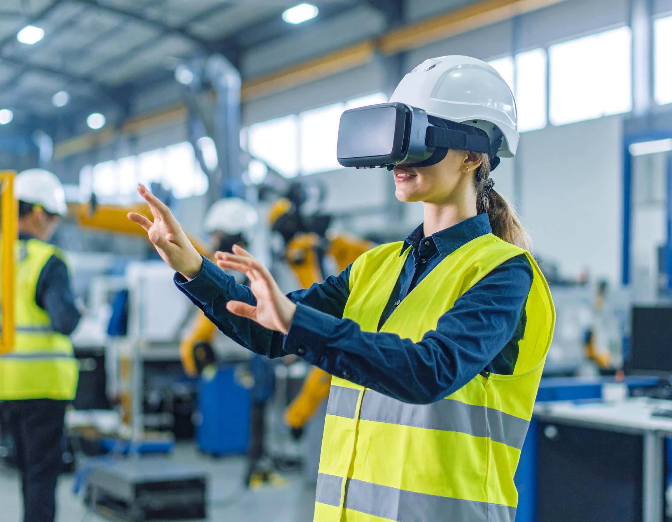 Agentic AI managing adaptive virtual spaces with dynamic 3D simulations of a smart city’s real-time traffic flow and logistics.